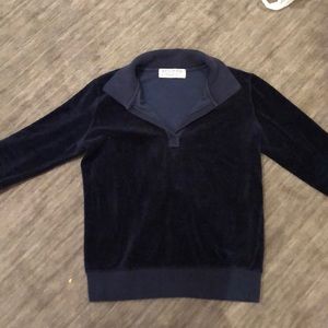 Juicy couture navy velvet shirt